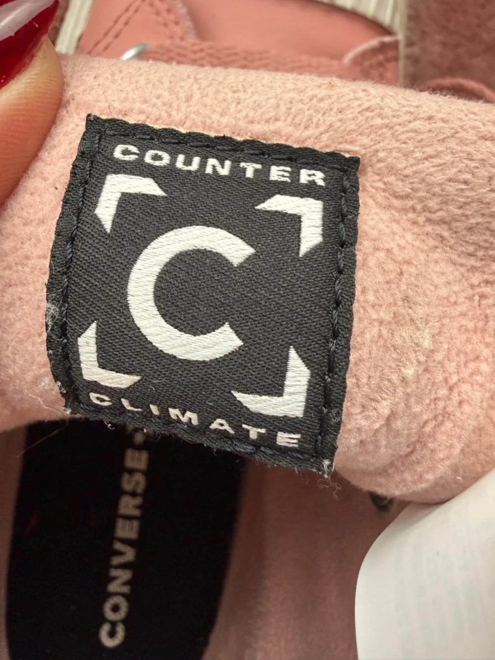 Converse Kids High-Top Sneakers in Dusty Pink